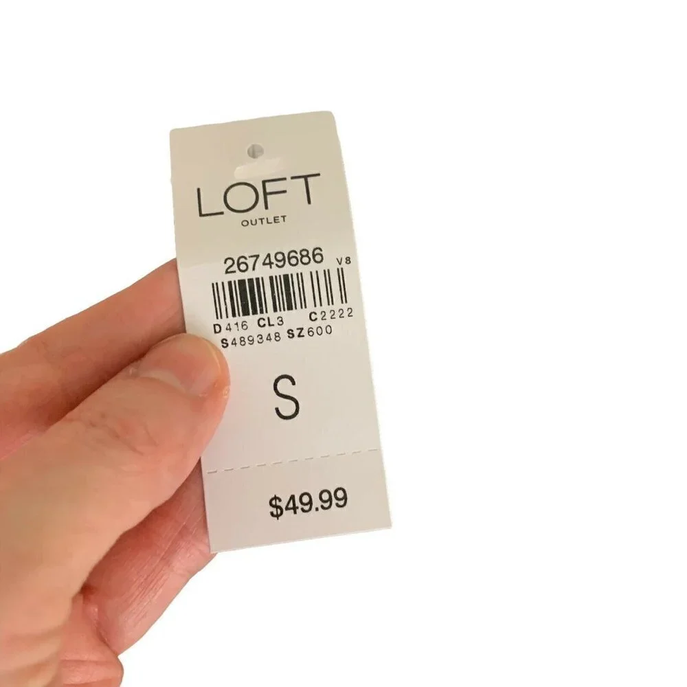 Ann Taylor LOFT Women's S Small A-Line Mini Dress Black NWT Rayon Blend - Picture 7 of 7